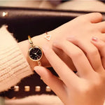 Iron chain bracelet watch