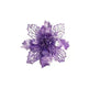 Glitter Artifical Christmas Flowers Christmas Tree Decorations For Home Fake Flowers Xmas Ornaments New Year Decor - EX-STOCK CANADA