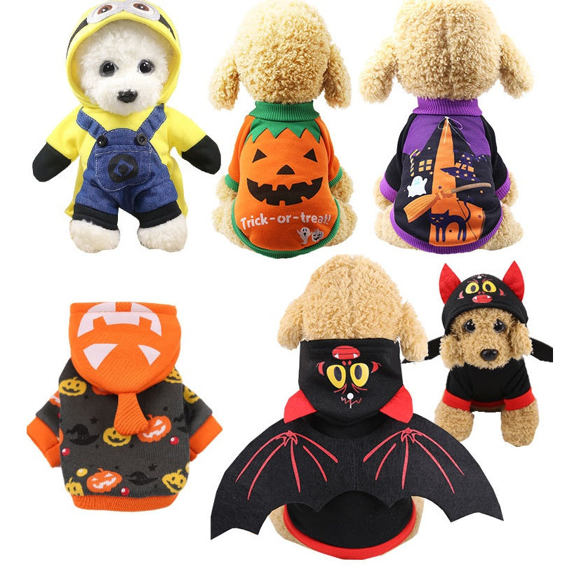 Halloween funny pet clothes EX-STOCK