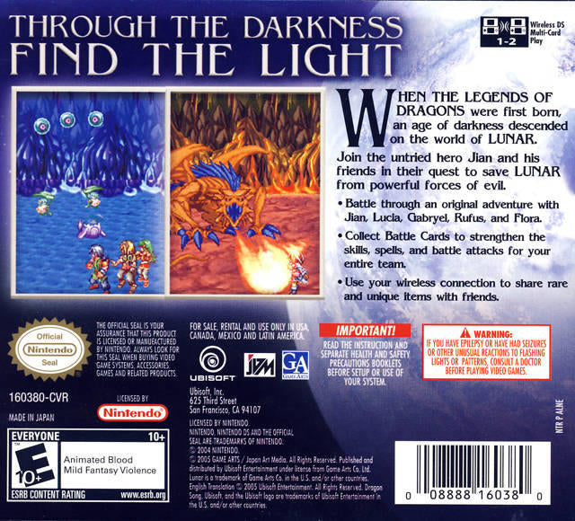 Lunar: Dragon Song 
