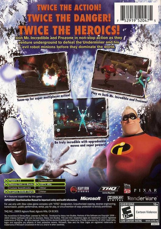 The Incredibles: Rise of the Underminer 