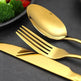 High-end tableware 24 piece set Cool Matching flatware - EX-STOCK CANADA