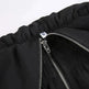 Solid Color High-waisted Zipper V Loose Straight Pocket Street fashion Cargo Pants Women - EX-STOCK CANADA