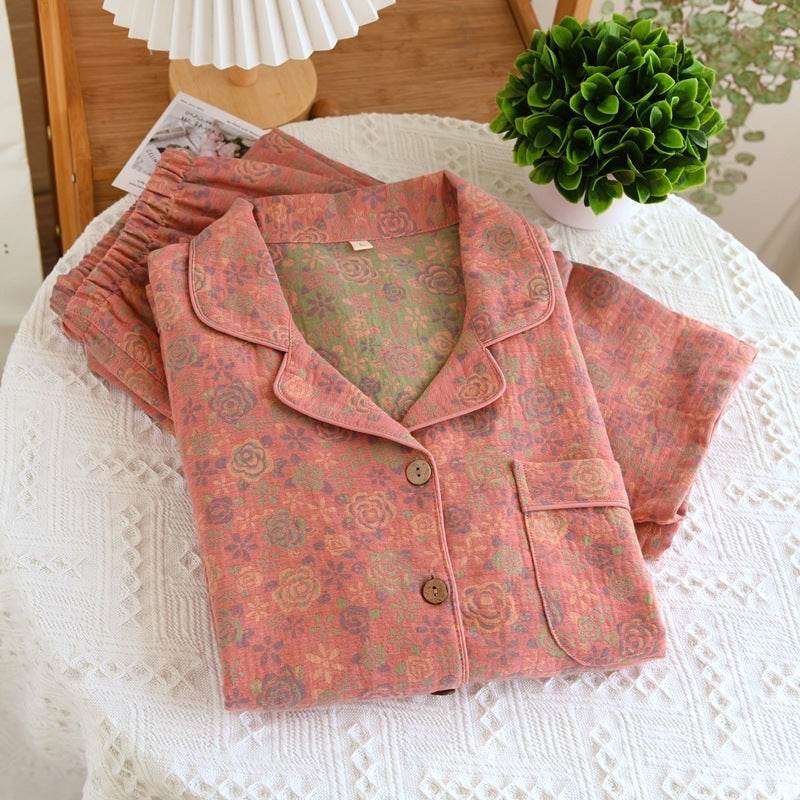 Retro New Pure Cotton Pajamas For Women EX-STOCK