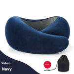 Soft Memory Foam Travel Neck Pillow U Shape Adjustable Support Comfortably Sleeping On Plane Car Office Noon Break - EX-STOCK Canada