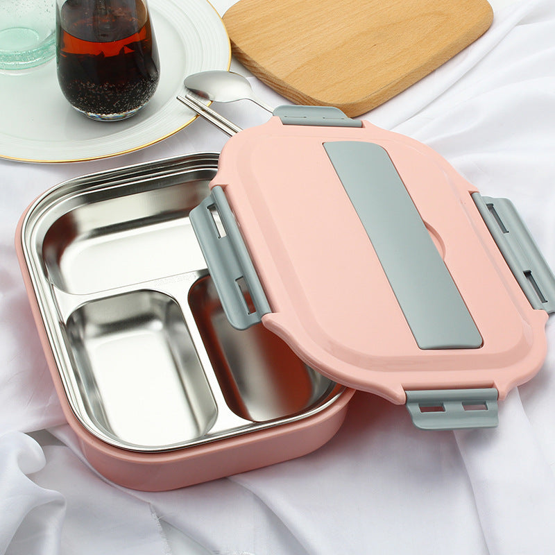 Stainless steel student lunch box EX-STOCK
