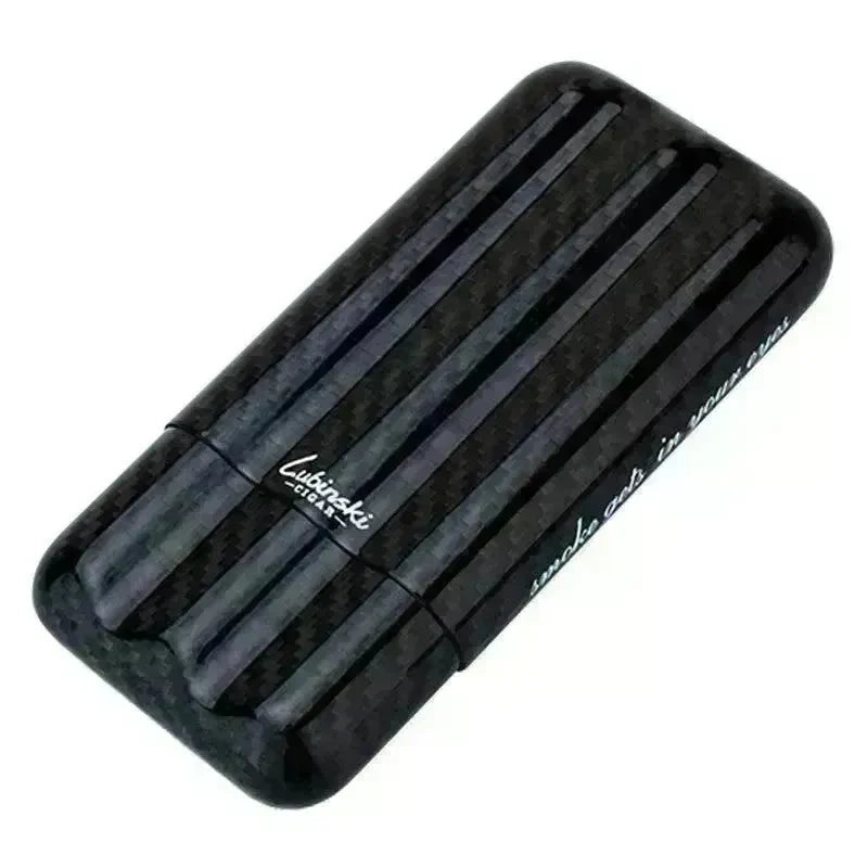 Portable Carbon fibre Travel Cigar case. - EX-STOCK CANADA
