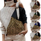 Winter women sweater leopard stitching sweater | EX-STOCK product gallery photo 2