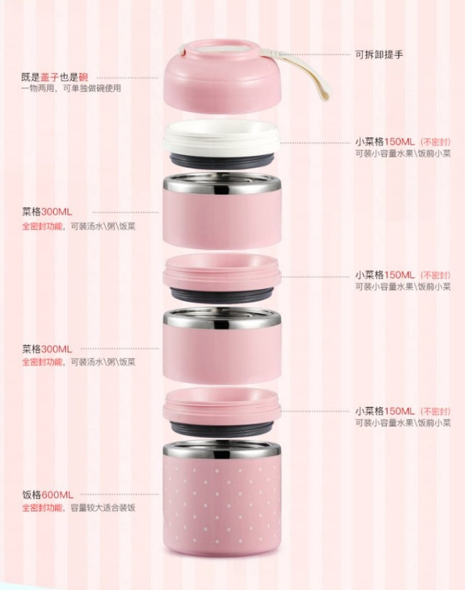 Amazing Compartment Lunch Box - Inspired by Japanese Chefs EX-STOCK