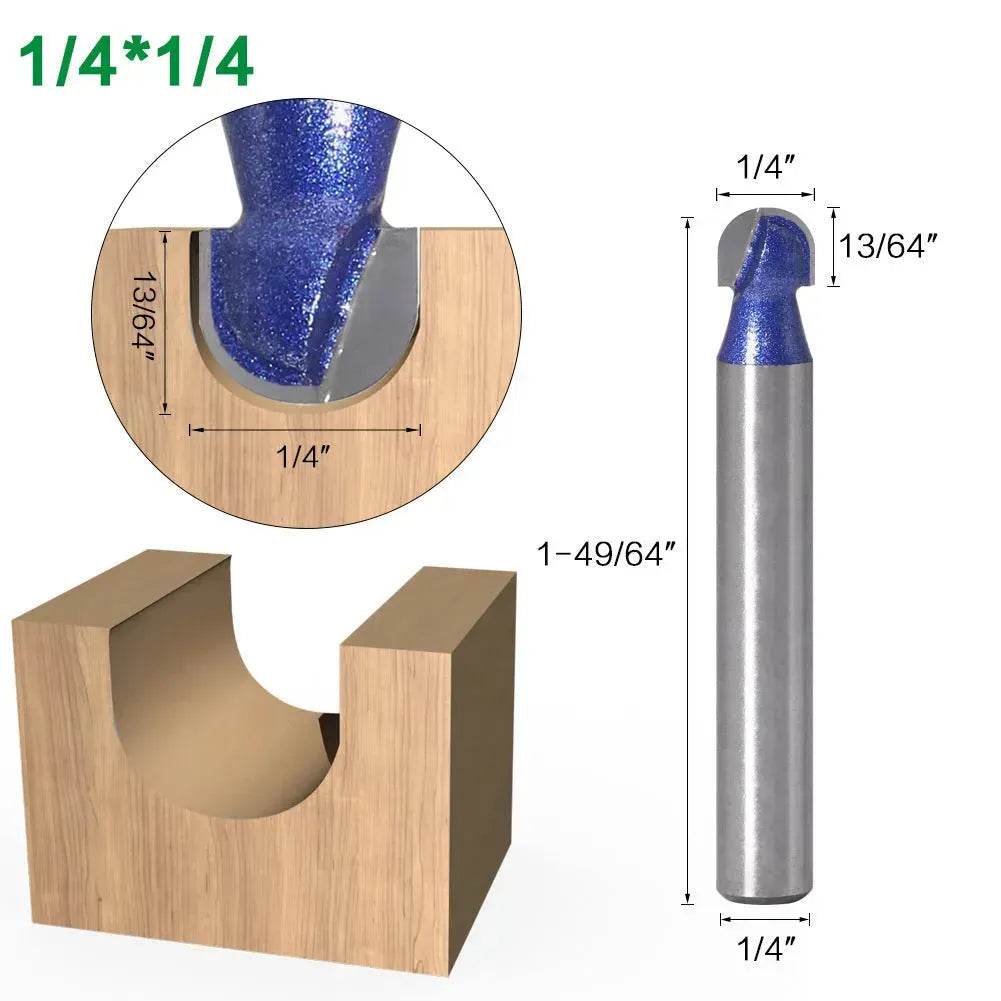 Shank Core Box Router Bit Professional round bottom cutter | EX-STOCK
