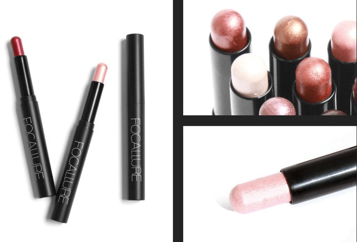 Focallure lip products including lipsticks and lip glosses on a white background.