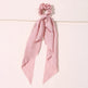 Cute Hair Silk Bow Scrunchie Vintage Satin Scarf Scrunchie - EX-STOCK CANADA