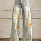 Plus-size Womens Casual Pants Lightweight Denim-look 