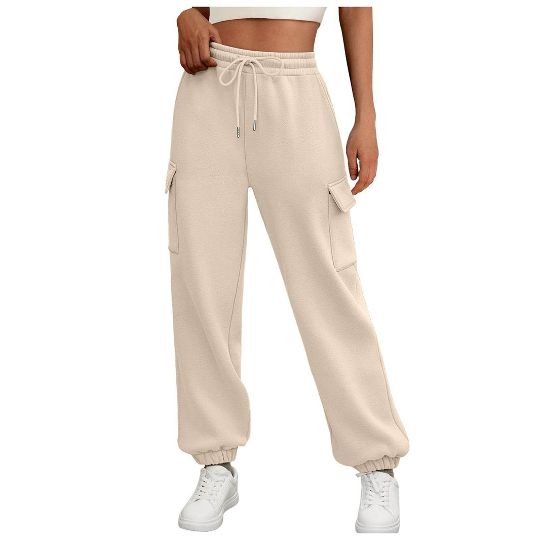 Women's Sweatpants Fleece Lined Baggy Athletic Jogger Trousers With Pockets Fall Casual Trendy Cargo Pants Fall Outfits EX-STOCK Canada 