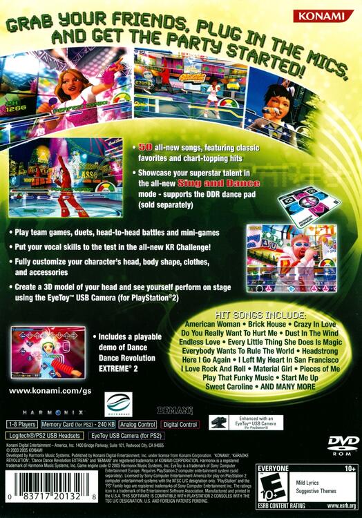 Karaoke Revolution Party  (Microphone is Required but not includes) 