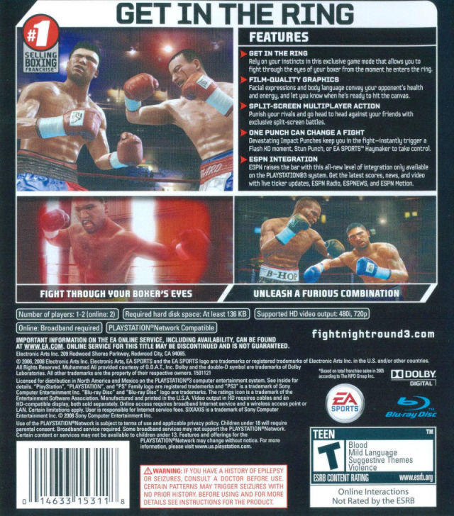 Fight Night Round 3  [Greatest Hits] 