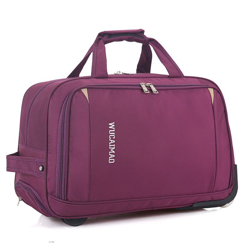 Oxford Cloth Trolley Bag Leisure Travel Folding Luggage | EX-STOCK Canada 