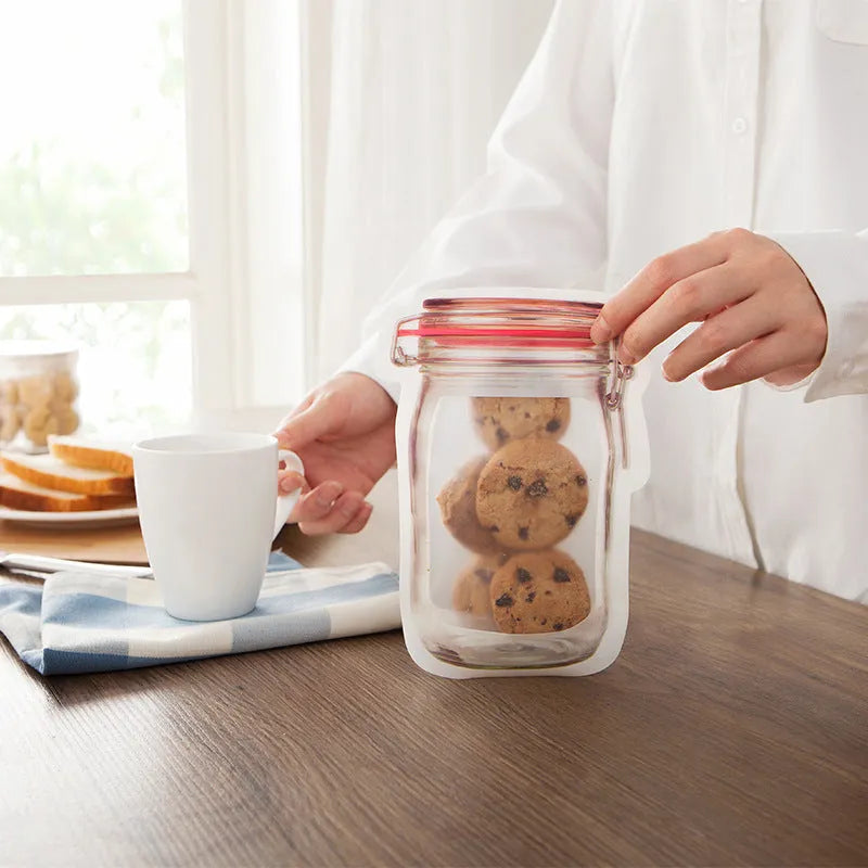 Reusable Snack Bag Biscuit seal Bag - EX-STOCK CANADA