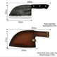 Kitchen Butcher Chef's Knife Kitchen Chopping Knife and Scabbard - EX-STOCK CANADA