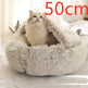 2 In 1 Dog And Cat Bed Pet Winter Bed Round Plush Warm Bed House Soft Long Plush Pets Bed Pet Products EX-STOCK Canada 