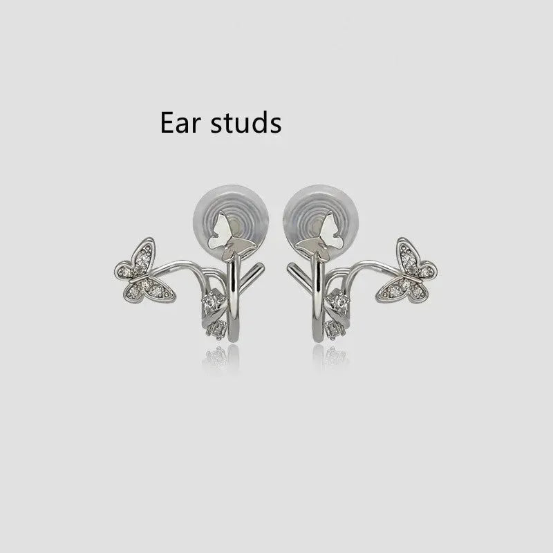 Female Cute Butterfly Earrings Jewelry - EX-STOCK CANADA