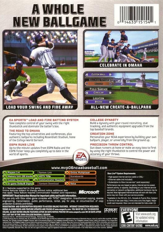 MVP 06 NCAA Baseball 