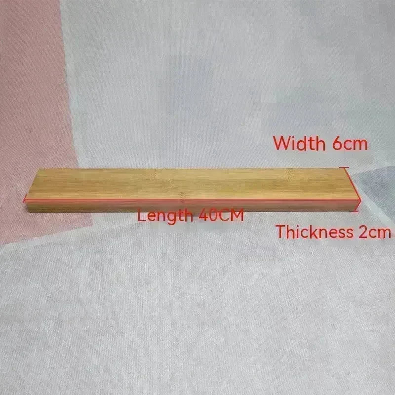 Wall Mounted Wooden Block Magnetic Knife Holder Rack - EX-STOCK CANADA