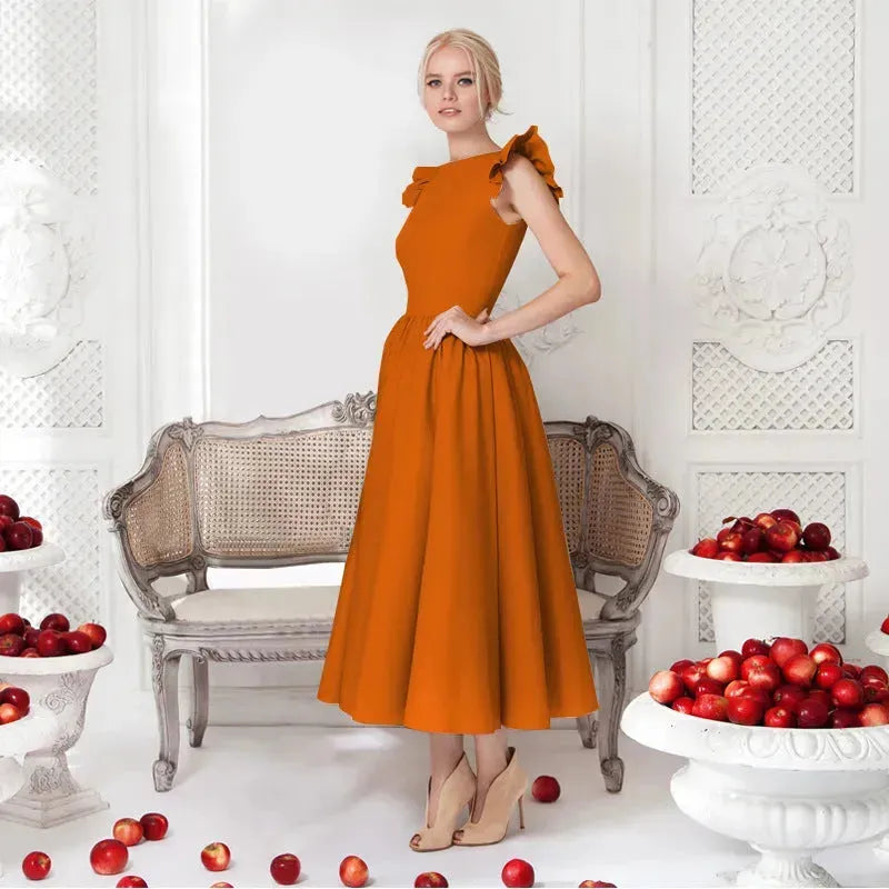 11 colors women's summer dress Vintage sleeveless elegant and Sexy dress, wedding party, dress Women dresses - EX-STOCK CANADA