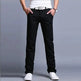 Casual Men's Slim Fit Straight Leg Trouser - EX-STOCK CANADA