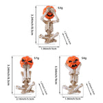Pumpkin Head Skull Doll Ornaments Home Halloween Layout Props - EX-STOCK Canada