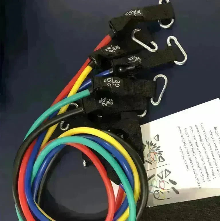 Fitness Rally Elastic Rope Resistance Band set - EX-STOCK CANADA