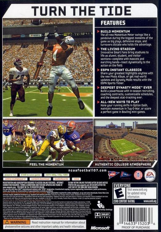 NCAA FUSSBALL 07 