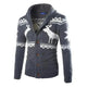 Men's fawn Deer Button Christmas cardigan sweater - EX-STOCK CANADA