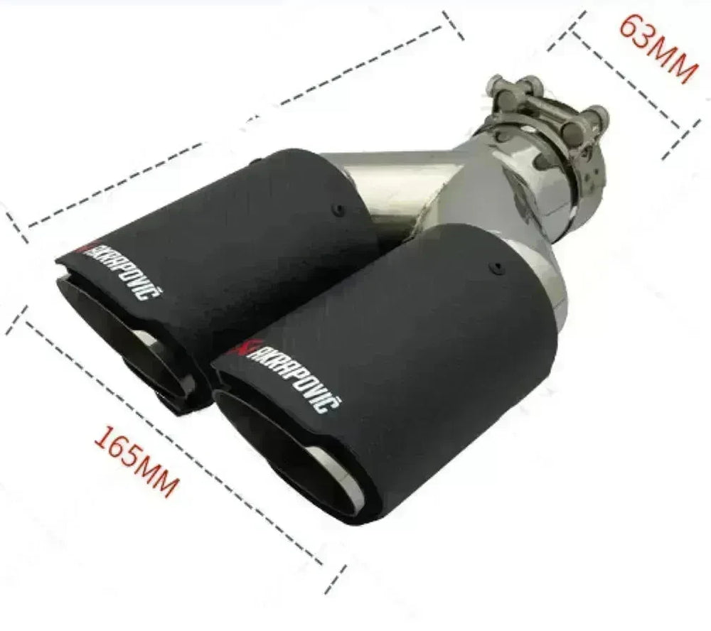 Y Model Compatible For Remus Exhaust  Pipe Tip Muffler Tips Carbon Fiber Stainless Steel Dual Outlet Tails Throat Rear Nozzle - EX-STOCK CANADA