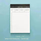 Portable Notepad Schedule Daily Planner - EX-STOCK CANADA