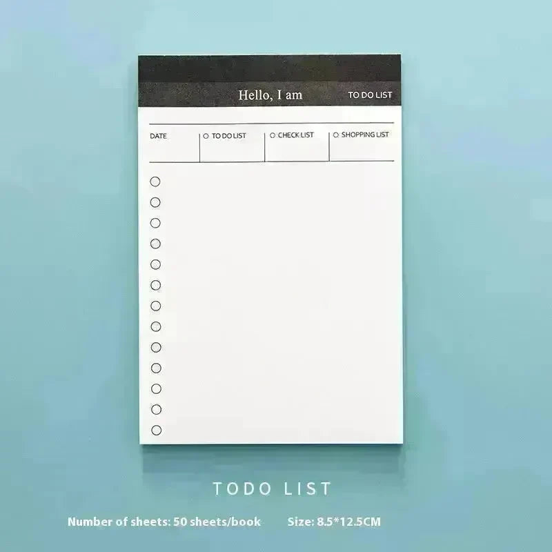 Portable Notepad Schedule Daily Planner - EX-STOCK CANADA