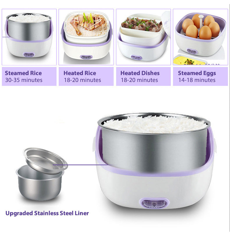 Multi-function electric cooking lunch box EX-STOCK