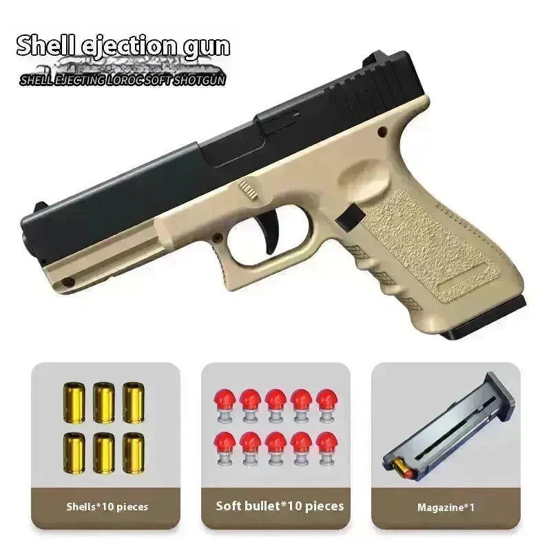 Automatic Breech Toy Gun Puzzle Toy - EX-STOCK CANADA