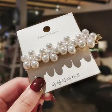 Elegant Pearl Bling Hair Clip - EX-STOCK CANADA