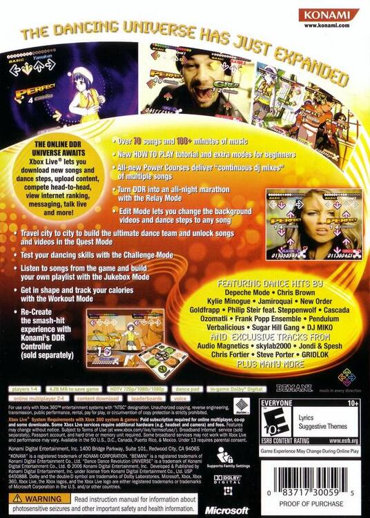 Dance Dance Revolution Universe 
