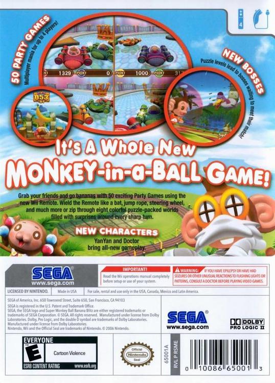 SUPER MONKEY BALL BANANA BLITZ 