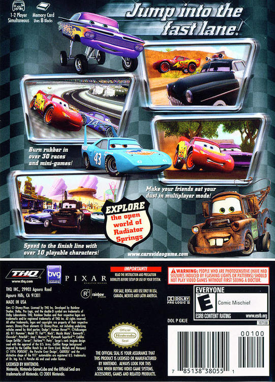 Cars  [Player's Choice] 