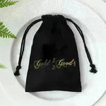 Flannel drawstring jewelry pouch Gift bag Drawstring Storage Pouch
