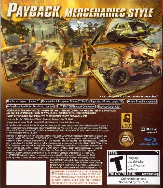 MERCENARIES 2 - WORLD IN FLAMES 