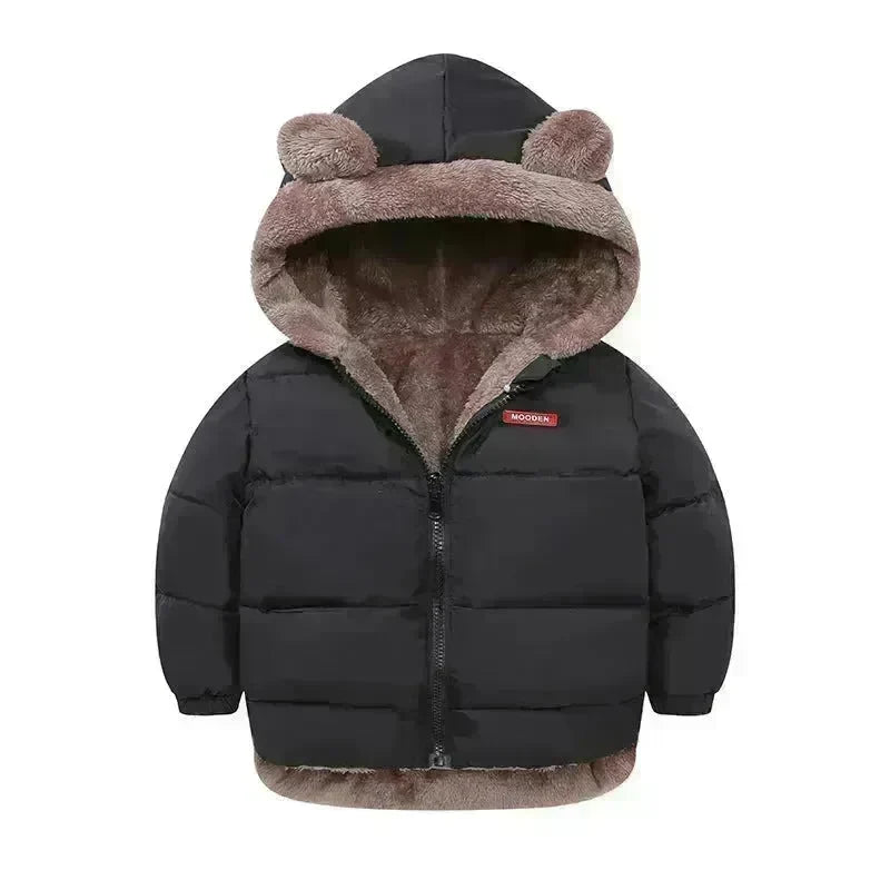 Children Boy's Cotton-padded Fleece Lined Puffer Winter Jacket for Kids - EX-STOCK CANADA