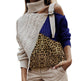 Winter women sweater leopard stitching sweater | EX-STOCK product gallery photo 12
