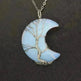 Natural Crystal Moon Pendant for Men and Women - EX-STOCK CANADA