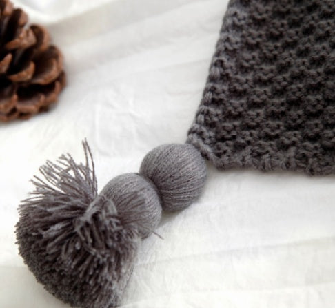 Nordic fringed knit ball blanket wool blanket office air conditioning lunch break blanket shawl blanket sofa leisure blanket blanket EX-STOCK Canada 