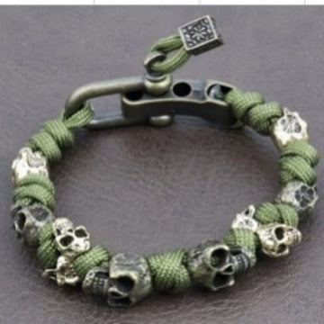 Easter Halloween Parachute Cord Hand-woven Gothic Retro Bracelet EX-STOCK