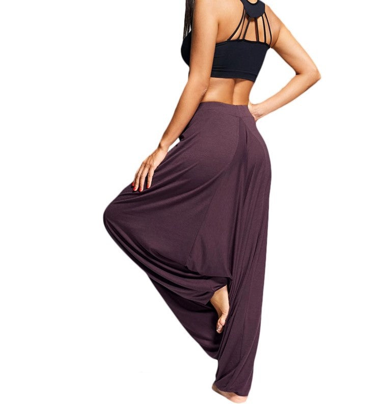Women's Cotton-Blend Balloon Harem Pants — product view 2 of 10 | EX-STOCK